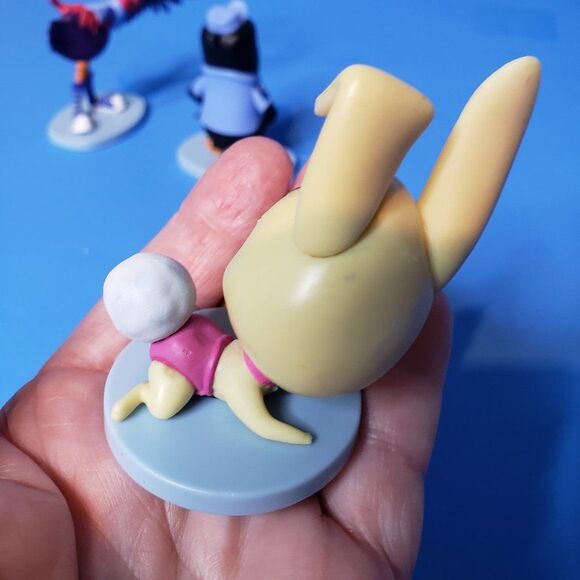 Disney Junior T.O.T.S Action Figure 3 Cake Topper Flamingo Penguin Bunny - Picture 10 of 12